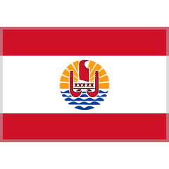 flag: French Polynesia as rendered by Skype