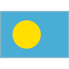 Flag: Palau as drawn by Skype in 1.2