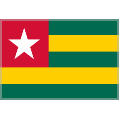 flag: Togo as rendered by Skype
