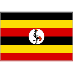 flag: Uganda as rendered by Skype