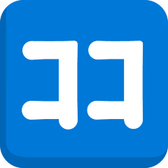 Japanese “here” button as rendered by Skype