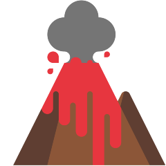 火山 as rendered by Skype