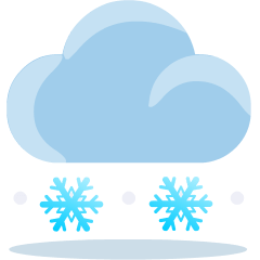 cloud with snow as rendered by Skype