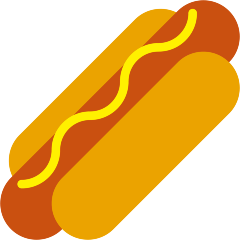 hot dog as rendered by Skype