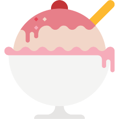 ice cream as rendered by Skype