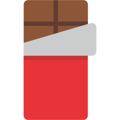 chocolate bar as rendered by Skype