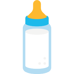 baby bottle as rendered by Skype