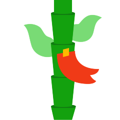 Tanabata-Baum as rendered by Skype
