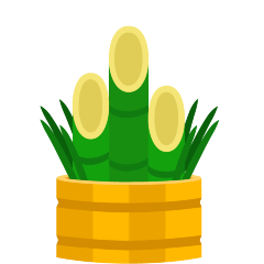 pine decoration as rendered by Skype