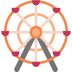 ferris wheel as rendered by Skype