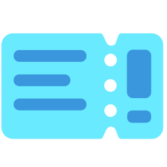 Ticket as rendered by Skype