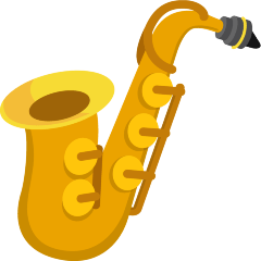 saxophone as rendered by Skype