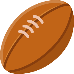 rugby football as rendered by Skype