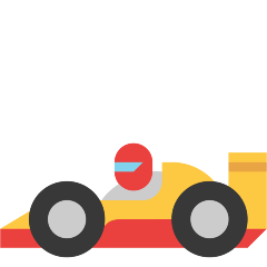 racing car as rendered by Skype