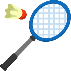 badminton as rendered by Skype
