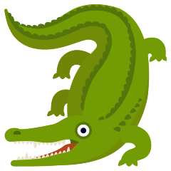Crocodile as drawn by Skype in 1.2