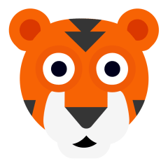 rosto de tigre as rendered by Skype