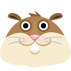 Hamster as rendered by Skype