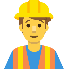 man construction worker as rendered by Skype