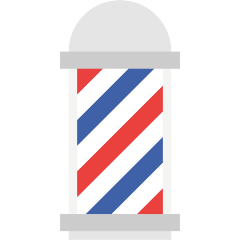 barber pole as rendered by Skype