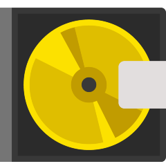 computer disk as rendered by Skype