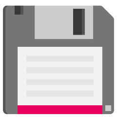 Floppy Disk as drawn by Skype in 1.2