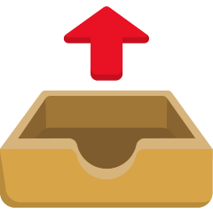 outbox tray as rendered by Skype