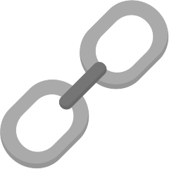 Linksymbol as rendered by Skype