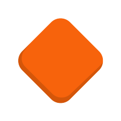 small orange diamond as rendered by Skype