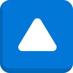 upwards button as rendered by Skype