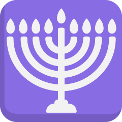 menorah as rendered by Skype