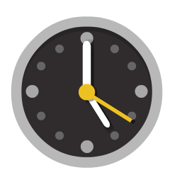 Five O’clock as drawn by Skype in 1.2