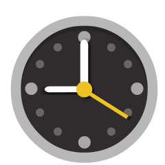 nine o’clock as rendered by Skype
