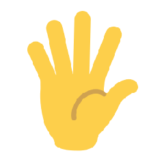 Hand with Fingers Splayed, the design in this release