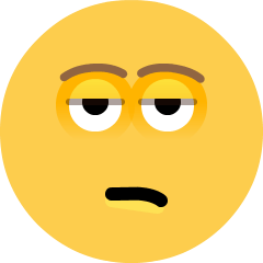 Expressionless Face as drawn by Skype in 1.2