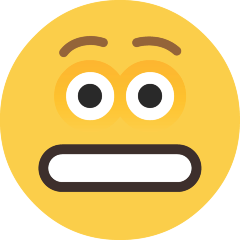 Grimassen schneidendes Gesicht as rendered by Skype