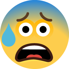 Anxious Face with Sweat, the design in this release