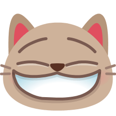 Grinning Cat as drawn by Skype in 1.2