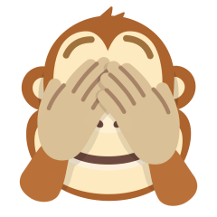See-No-Evil Monkey as drawn by Skype in 1.2