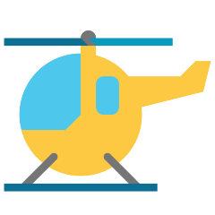 helicopter as rendered by Skype