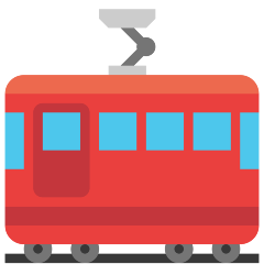 tram car as rendered by Skype