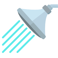 shower as rendered by Skype