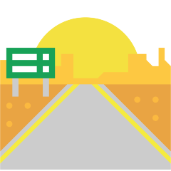motorway as rendered by Skype