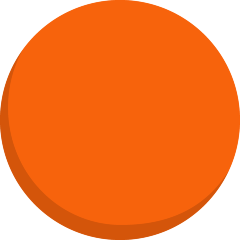 círculo naranja as rendered by Skype