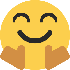 faccina che abbraccia as rendered by Skype