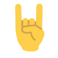 Sign of the Horns, the design in this release