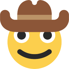 Cowboy Hat Face as drawn by Skype in 1.2