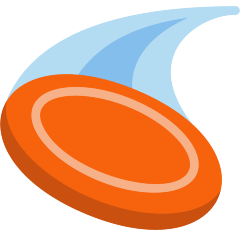 flying disc as rendered by Skype