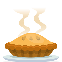 pie as rendered by Skype