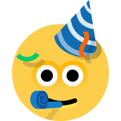 Partygesicht as rendered by Skype